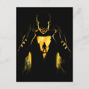 SHAZAM! Shazam och Billy Lightning Silhouette Vykort