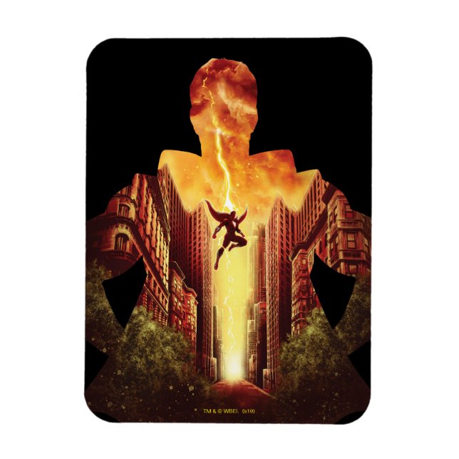SHAZAM! | Shazam Sunset Silhouette Magnet (Vertikal)