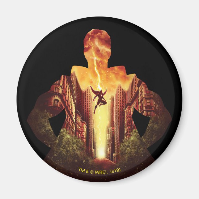 SHAZAM! | Shazam Sunset Silhouette Magnet (Framsidan)