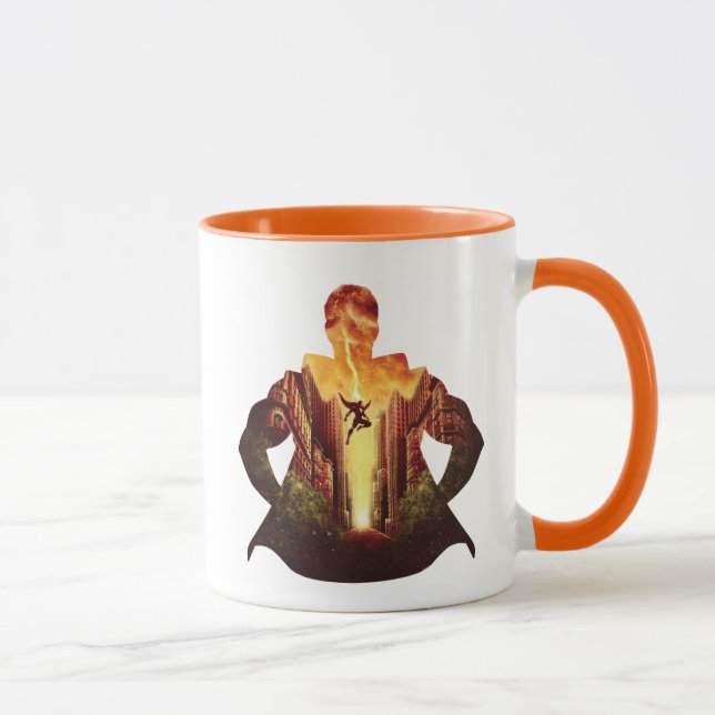 SHAZAM! | Shazam Sunset Silhouette Mugg (Höger)