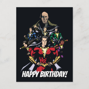 SHAZAM! Shazamfamiljen Vs. Dr. Sivana Vykort