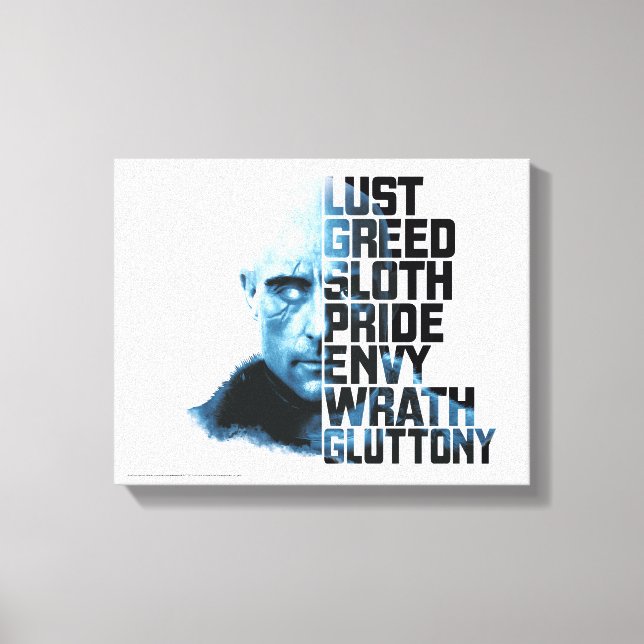 SHAZAM! | Sivana Seven Deadly Sins Graphic Canvastryck (Framsida)