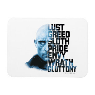 SHAZAM! Sivana Seven Deadly Sins Graphic Magnet