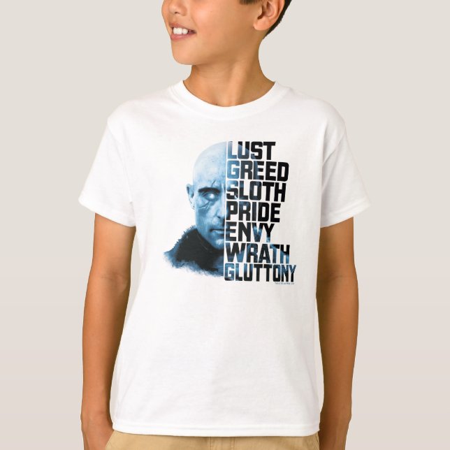 SHAZAM! | Sivana Seven Deadly Sins Graphic T Shirt (Framsida)