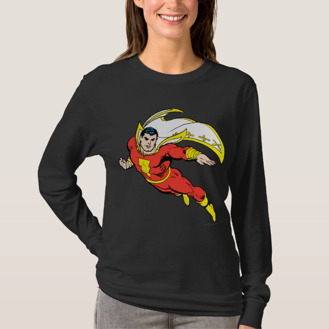 Shazam Soaring Tee Shirt (Framsida)