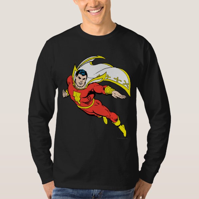Shazam Soaring Tee Shirt (Framsida)