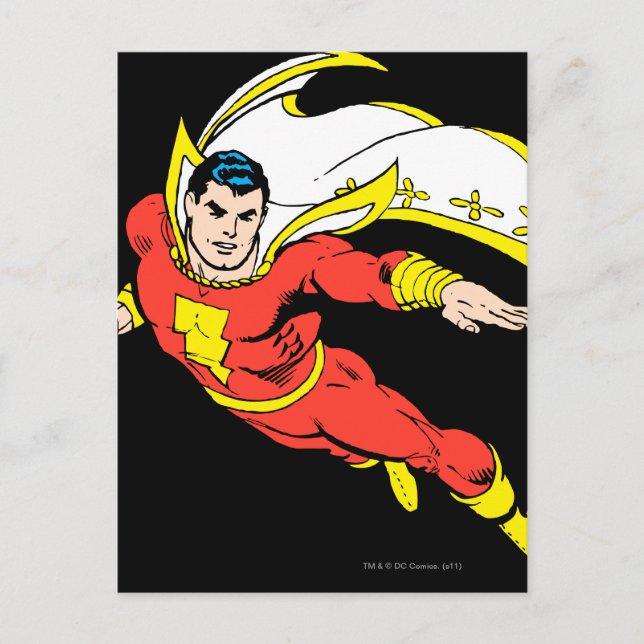 Shazam Soaring Vykort (Framsida)