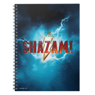 SHAZAM! Teaterisk Logotyp Anteckningsbok