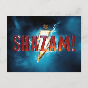 SHAZAM!   Teaterisk Logotyp Vykort