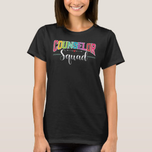 ShCool Counselor Squad Back to school-uppskattning T Shirt