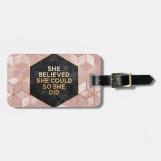 She Believed She Could So She Did Bagagebricka