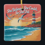 She Believed She Could, So She Did Julgransprydnad Keramik<br><div class="desc">She Believed She Could,  So She Did</div>