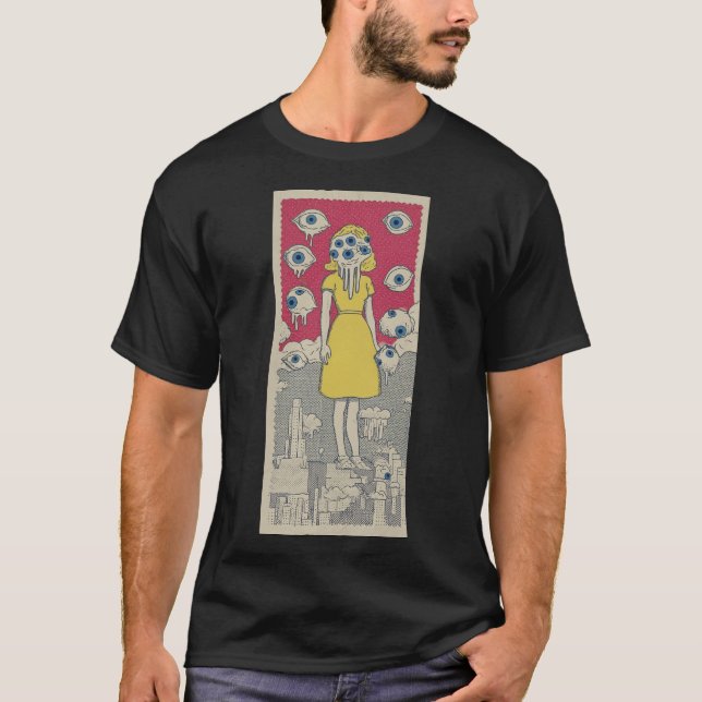 She Dreamed in Eyes T Shirt (Framsida)