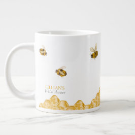 She Found Her Honey Bee Bridal Shower Favor Jumbo Mugg