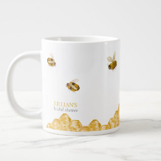 She Found Her Honey Bee Bridal Shower Favor Jumbo Mugg