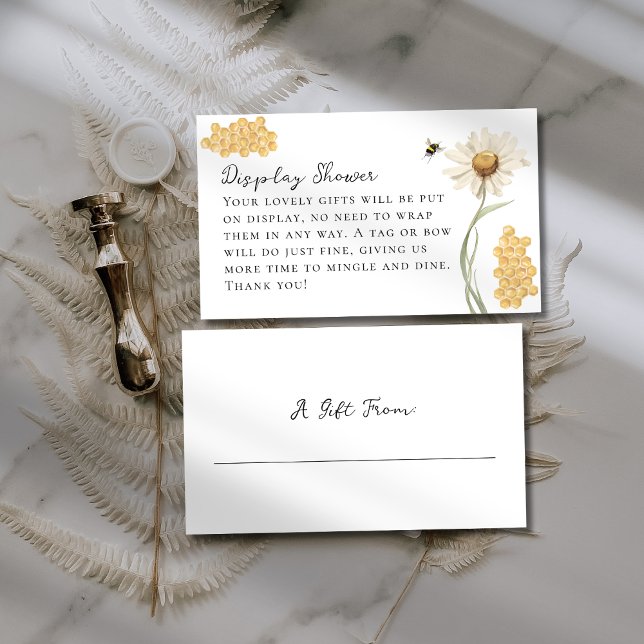 She Found Her Honey Display No Wrap Shower Tilläggskort (Skapare uppladdad)