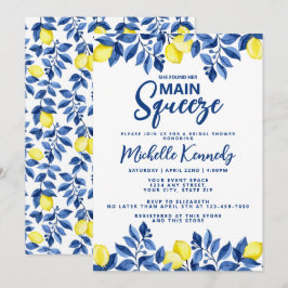 She Found Her Main Squeeze Bridal Shower Inbjudningar