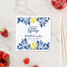 She Found Her Main Squeeze Bridal Shower Pappersservett