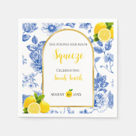 She Found Her Main Squeeze Bridal Shower Pappersservett