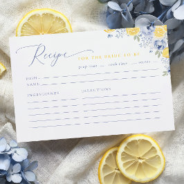 She Found Her Main Squeeze Recipe Card Tilläggskort