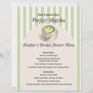 She Found Her Perfect Matcha Menu