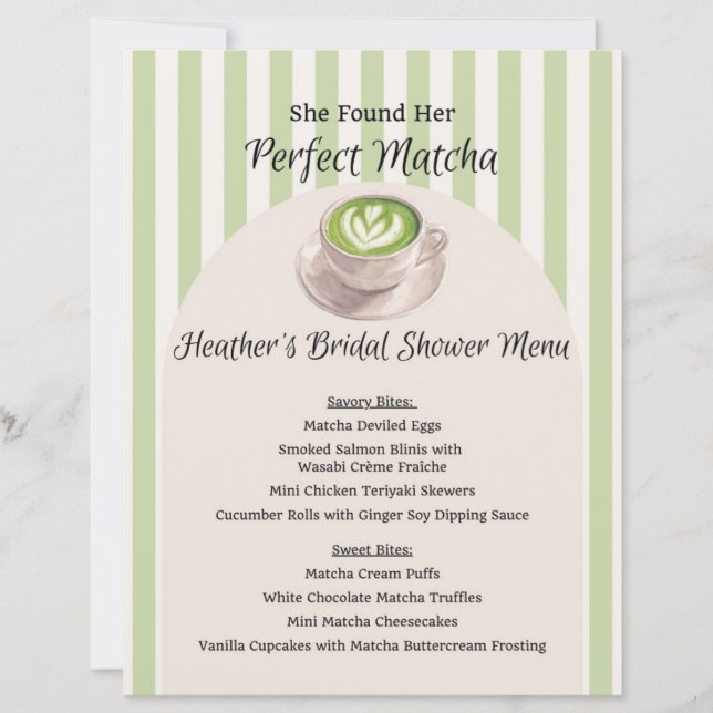 She Found Her Perfect Matcha Menu (Framsida)