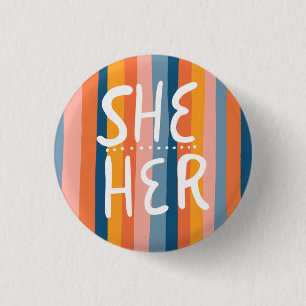 SHE/HER Pronouns, färglös handtag av Rand Knapp