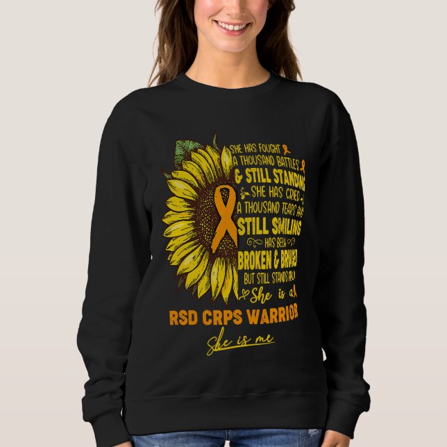 She is a RSD CRPS Warrior SHE IS ME T Shirt (Framsida)