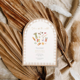 She is off the market floral bridal shower inbjudningar