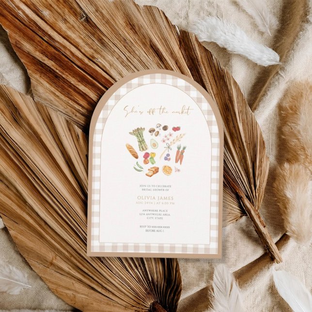 She is off the market floral bridal shower inbjudningar (Skapare uppladdad)