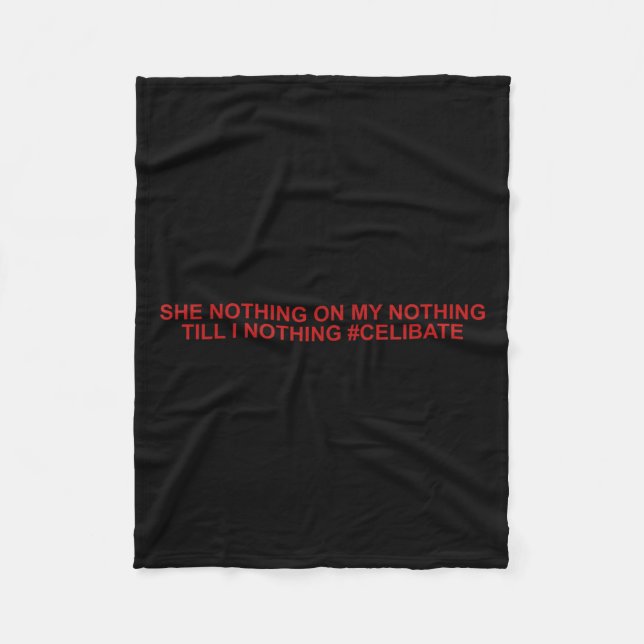 She Nothing On My Nothing Till I Nothing Funny Say Fleecefilt (Framsidan)