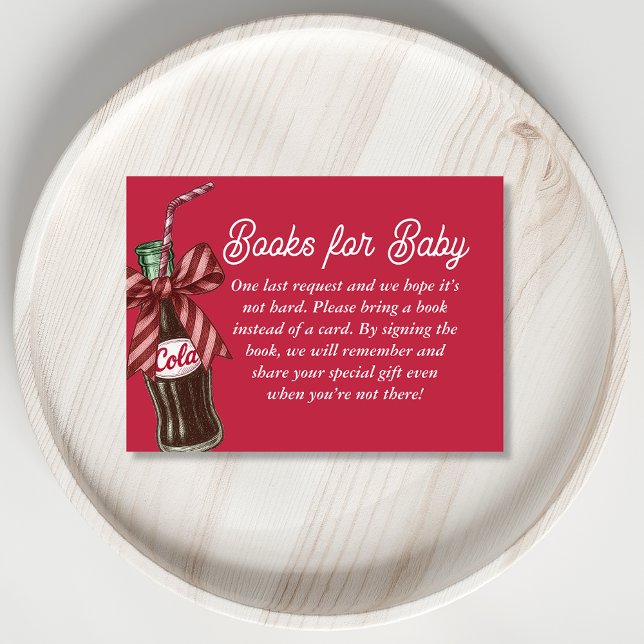 She’s Ready to Pop Cola Bottle Books for Baby Tilläggskort (She’s Ready to Pop Cola Bottle Books for Baby Enclosure Card)