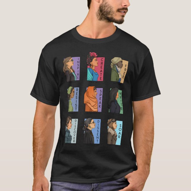 She Series Verkliga Kvinnor - Version 1 T Shirt (Framsida)