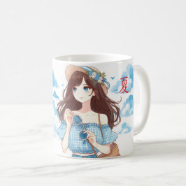 She Smiles in Summer マグカップ Kaffemugg