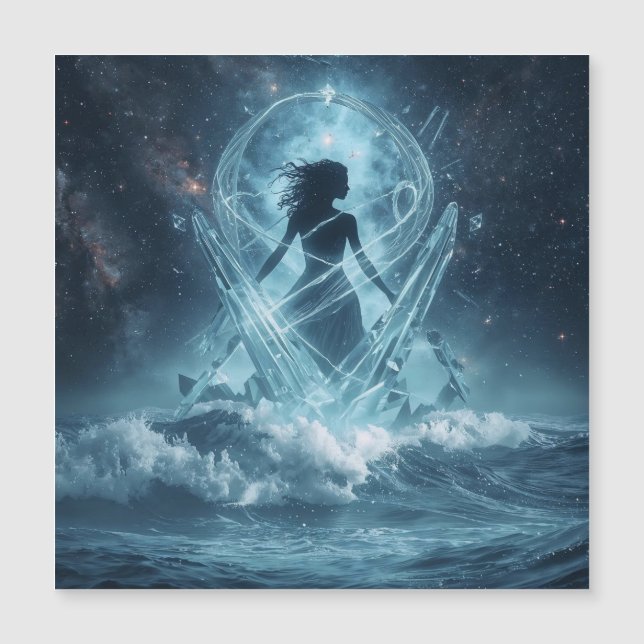 She Who Rises from the Crystal Sea (Framsida)