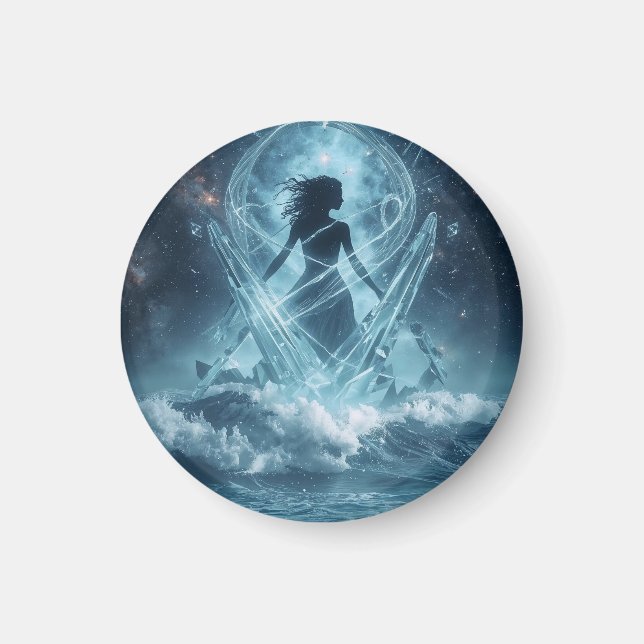 She Who Rises from the Crystal Sea Magnet (Framsidan)