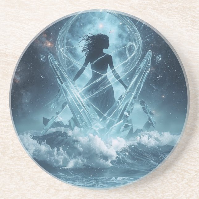 She Who Rises from the Crystal Sea Underlägg (Framsidan)