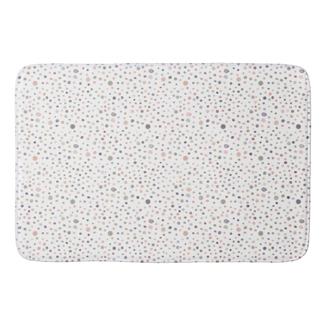 Shea Confetti Watercolor Dots Badrumsmatta (Framsidan)