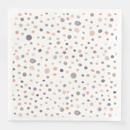 Shea Confetti Watercolor Dots Pappersservett