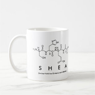 Shea peptide namn mugg