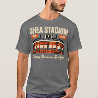 Shea Stadium Flushing Meadows, NY Retro Baseball T Shirt
