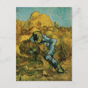 Sheaf-Binder (efter Millet), Van Gogh Fine Art Vykort
