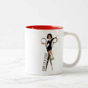 Shear DIVA - Hair Stylist DIVA Two-Tone Coffee Mug Två-Tonad Mugg