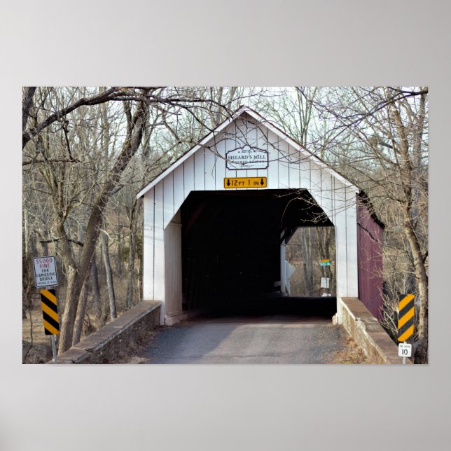 Shear's Mill Covered Bridge Poster (Framsidan)