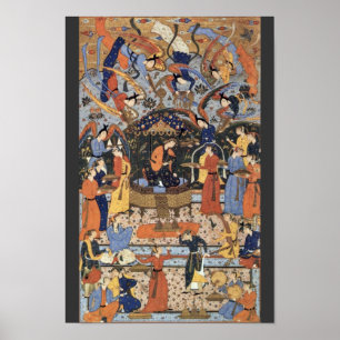 Sheba drottning av Persischer Meister (bästa kvali Poster