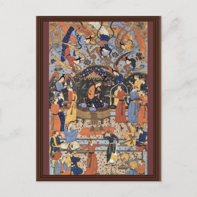 Sheba drottning av Persischer Meister (bästa kvali Vykort (Framsida)