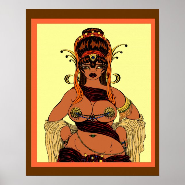 Sheba drottning poster (Framsidan)