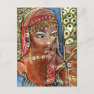 Sheba drottning vykort