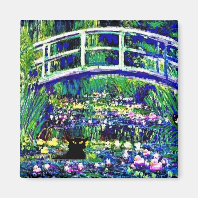 Shebas japanska bron, Katt, Art Parody, Magnet (Framsidan)