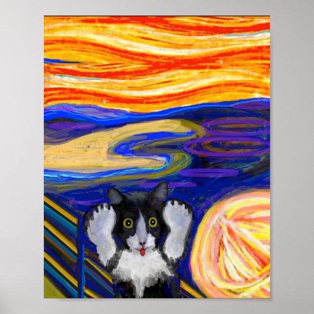 Sheba's Skräm, Parody's, Cat Art Poster (Framsidan)